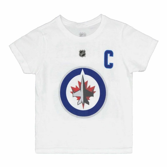 NWT! NHL Kids’ Winnipeg Jets Blake Wheeler Captain T-Shirt S 8yrs - Picture 2 of 5